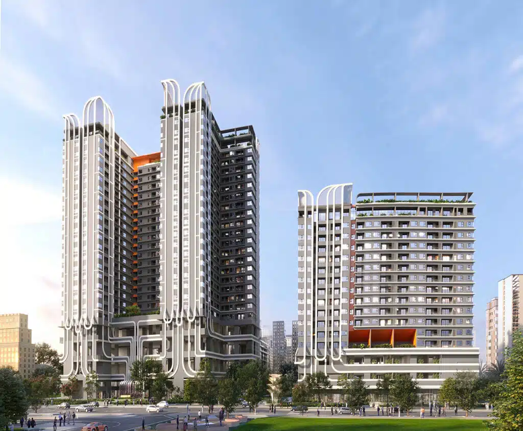 Căn hộ The nest nằm trong phân khu midori park tại thành phố mới bình dương