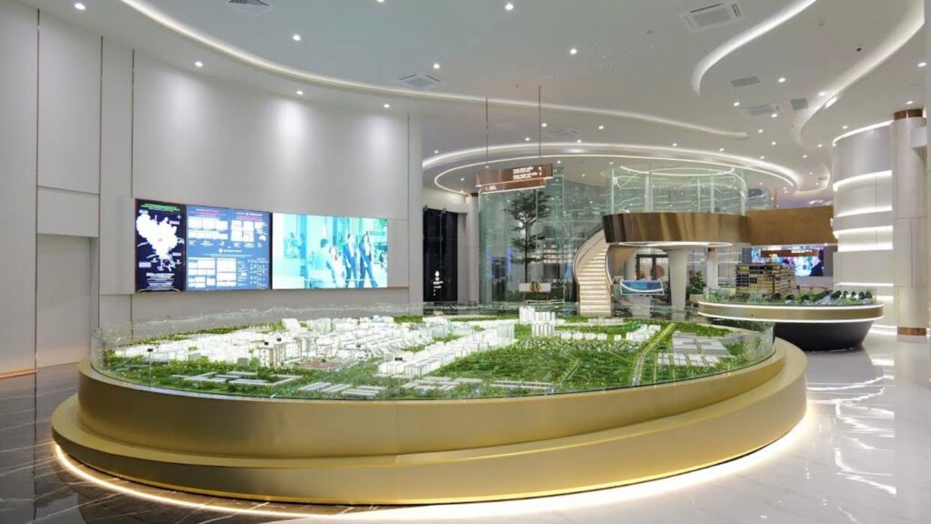 Không gian bên trong nhà mẫu Sales Gallery Becamex Tokyu