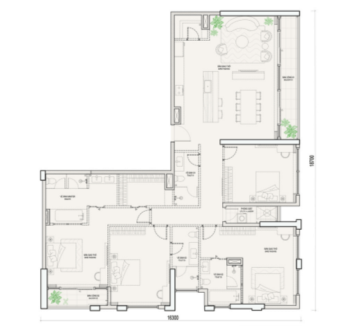 THE NEST - PENTHOUSE - LAYOUT 2D