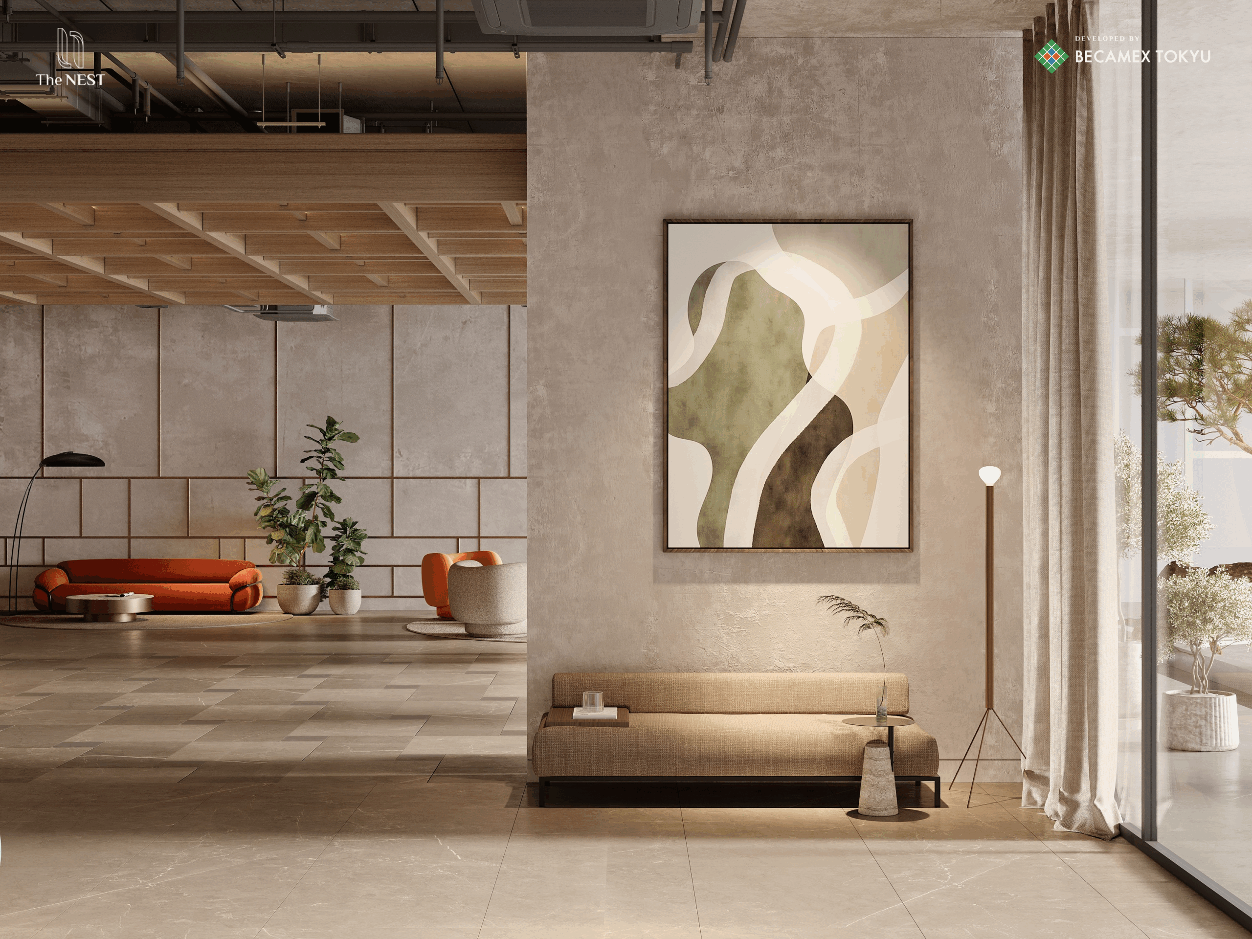 Sảnh phòng chờ toà West