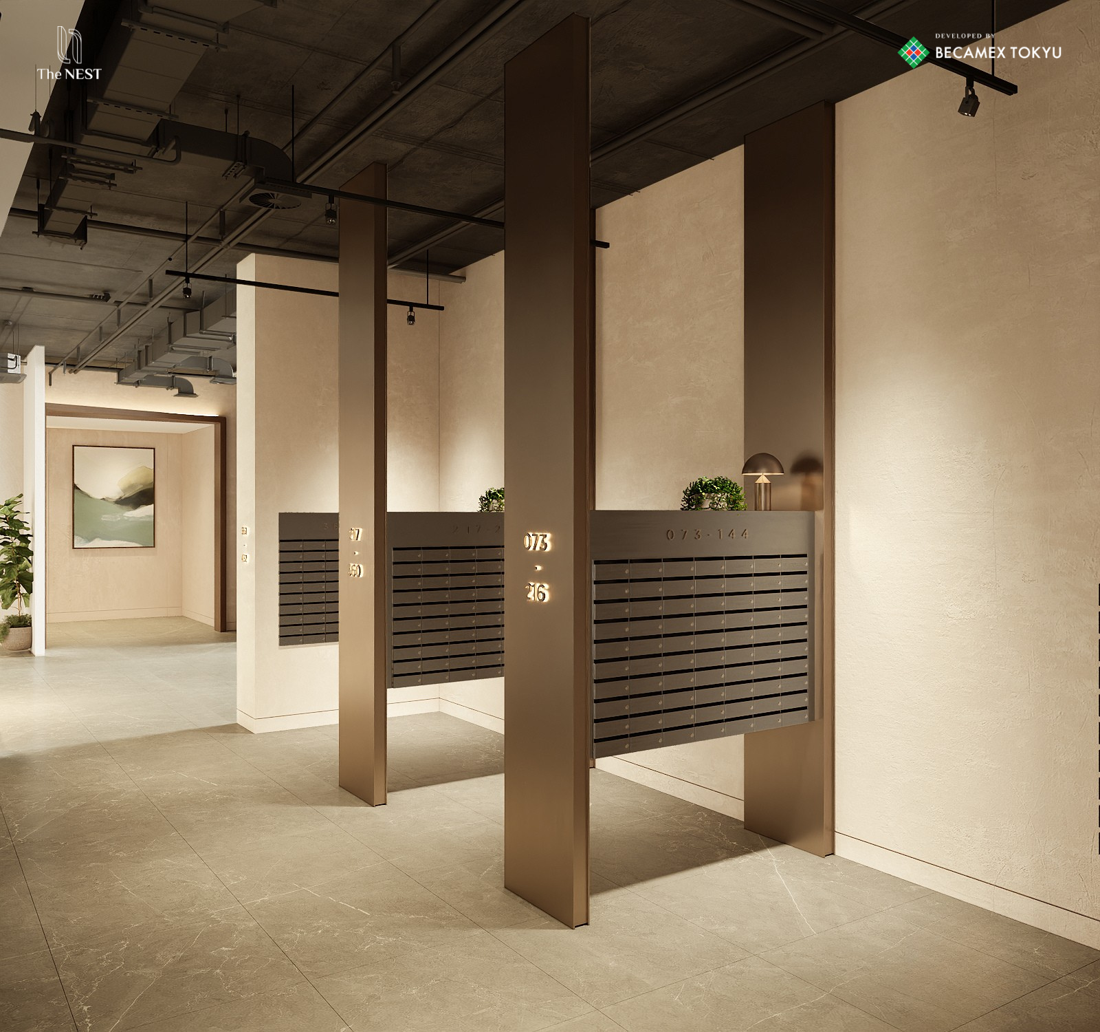 KHU VỰC HỘP THƯ - TOÀ WEST